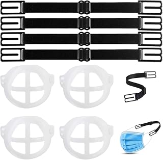 Cool Protection Stand - 3D Mask Bracket - Face Mask Inner Support Frame - Plastic Bracket -Nose and Mouth Mask for Comfortable Breathing Protect Lipstick Washable Reusable