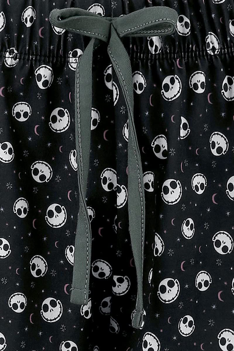 Pesadilla Antes De Navidad Comic Mujer Pijama negro/gris 100% algodón