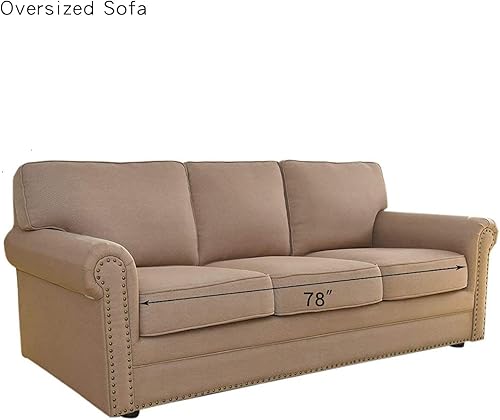 Vista 112 de Easy-Going Funda de sofá reclinable de jacquard elástico, suave de 4 piezas, con lazo elástico, protector de muebles lavable para niños, mascotas