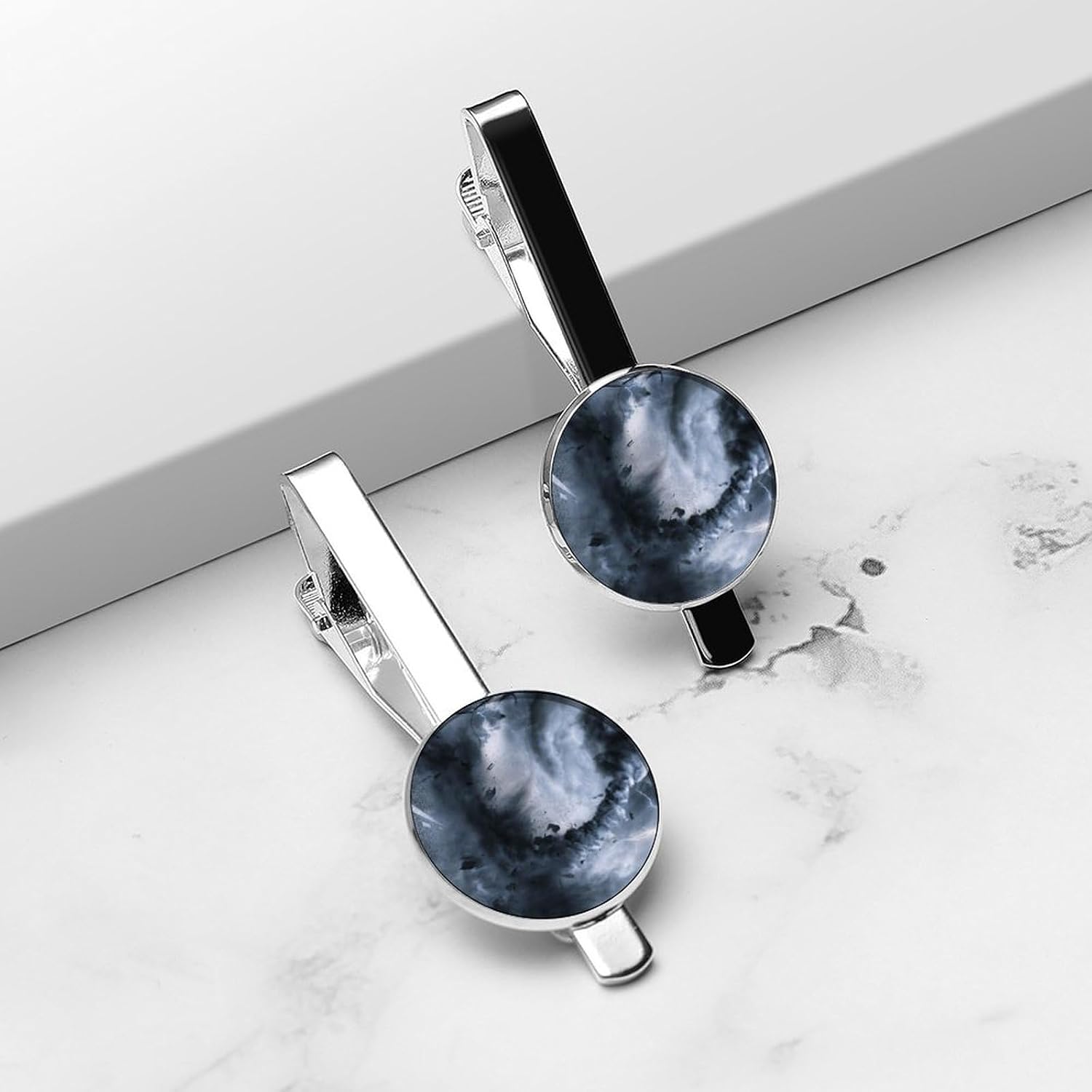 Powerful Tornado Tie Clip Fashion Jewelry Necktie Pin for Wedding Busiess Office Accessories