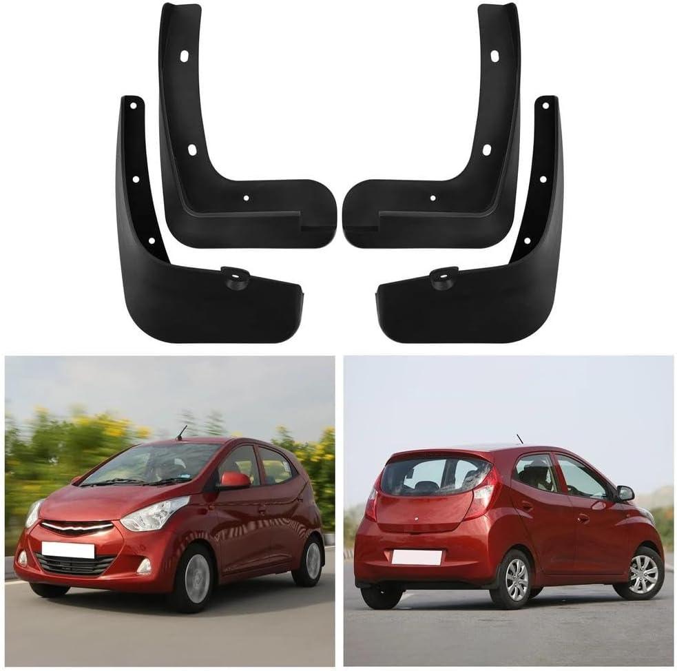 Car Splash Proof 4Pcs Car Mud Guards For Hyundai Eon 2011-2025 Modified Car Front And Rear Tire Fenders