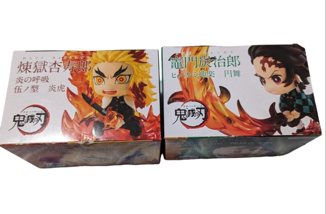 鬼滅の刃 ほーるどフィギュアミニ 竈門炭治郎 煉獄杏寿郎