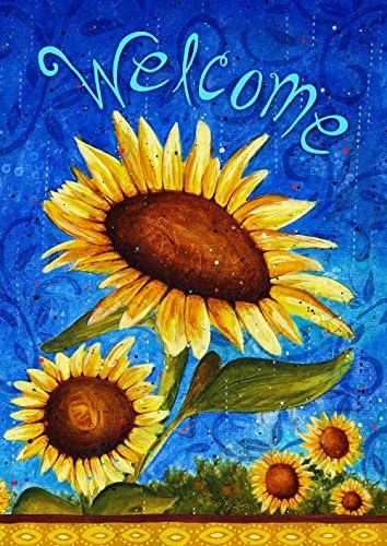 Toland Home Garden 119500 Sweet Sunflowers 12.5 x 18 Inch Decorative, (12.5″ x 18″), Double Sided Garden Flag