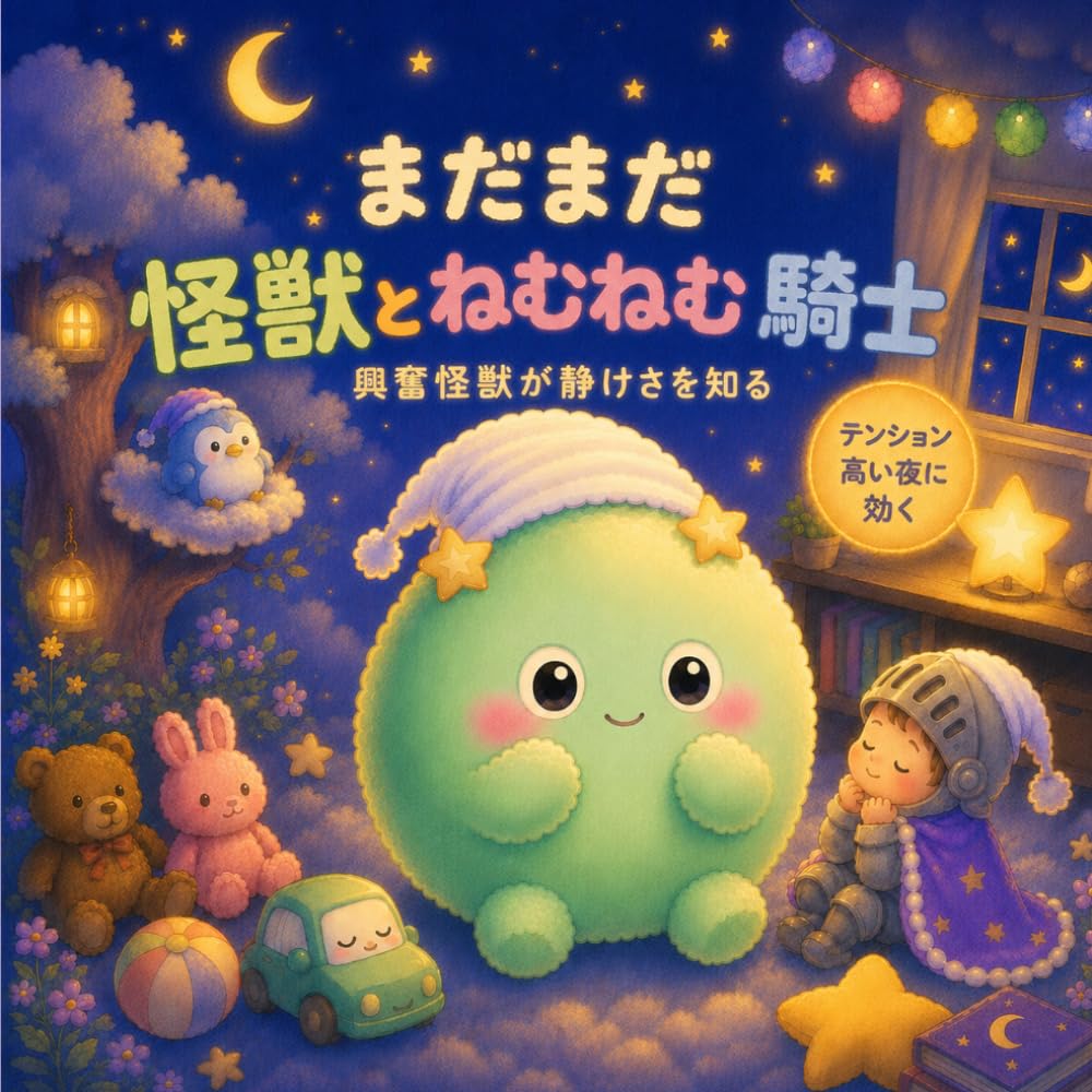 まだまだ怪獣とねむねむ騎士: おやすみまえの よみきかせ えほん　テンション高い夜に効く