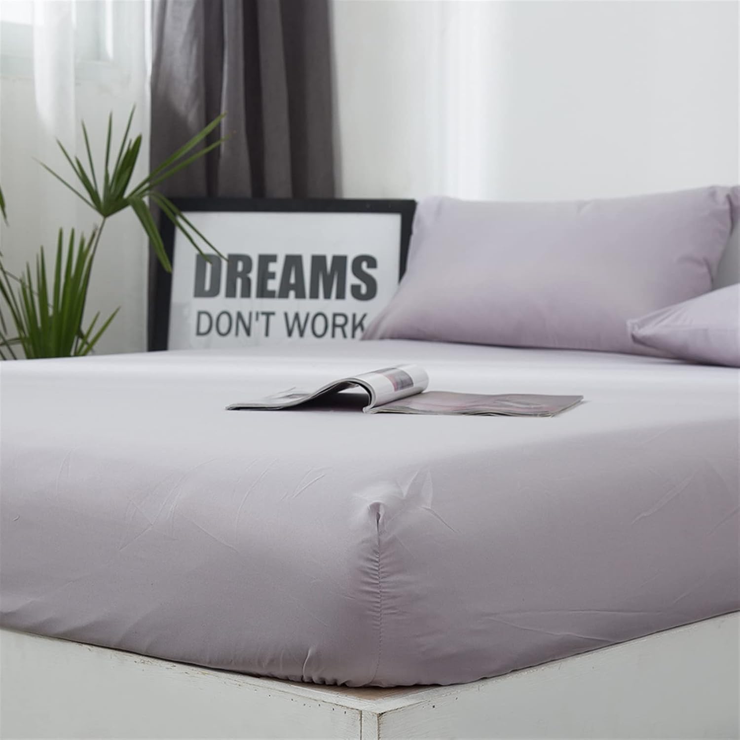 Fitted Sheet with 2 Matching Pillow Case Mattress Protector Soft Breathable Mattress Pad Cover with Deep Pocket Snug Fit Mattress Fitted Sheet Orange 52x78 inches|9" Deep