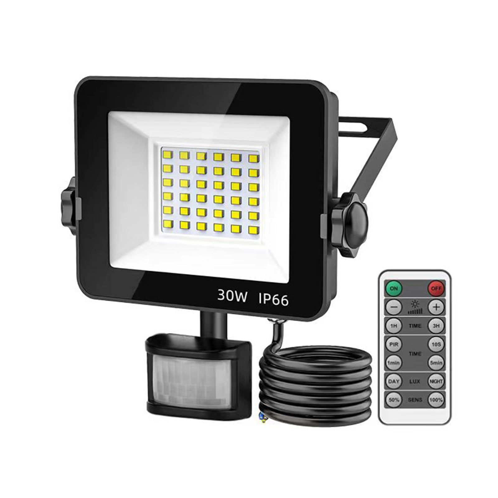 2700lm 4500lm Oświetlenie punktowe LED IP65 Kinkiet zewnętrzne na podwórko, sąd, ulicę, parking