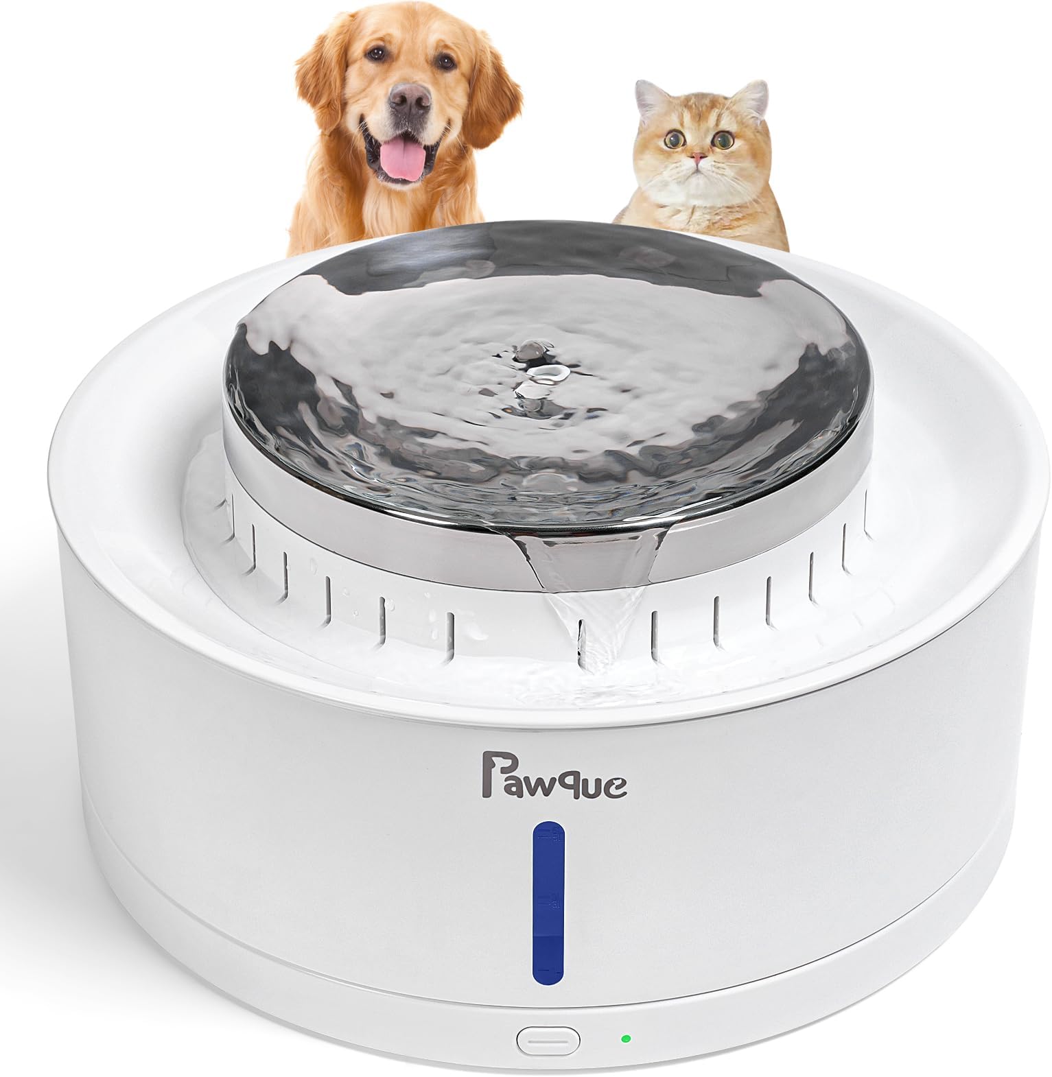 Cat Water Fountain 272oz/8L/2.1Gal, Pawque Large Dog Water