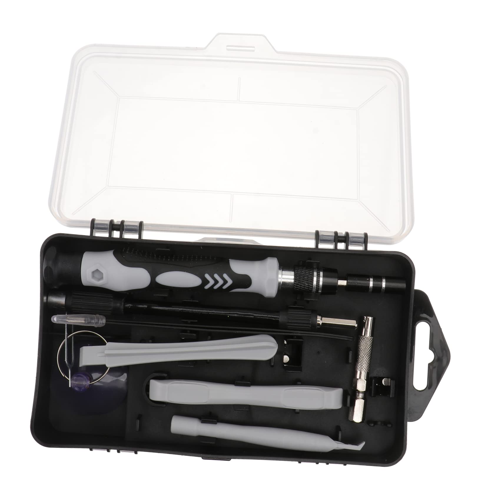 BESTonZON Kit di Riparazione Smartphone e Tablet 115 in 1 Nero | Acciaio al Cromo-vanadio, Facile da Usare, per Interventi su Cellulari e Tablet PC Colore Casuale