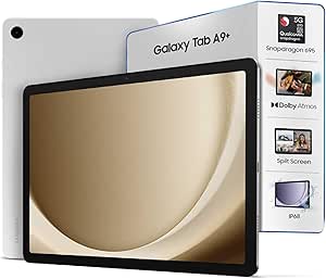 Samsung Galaxy Tab A9+ 27.94 cm(11.0 inch) Display, RAM 4 GB, ROM 64 GB Expandable, Wi-Fi, Tablet, (Silver)