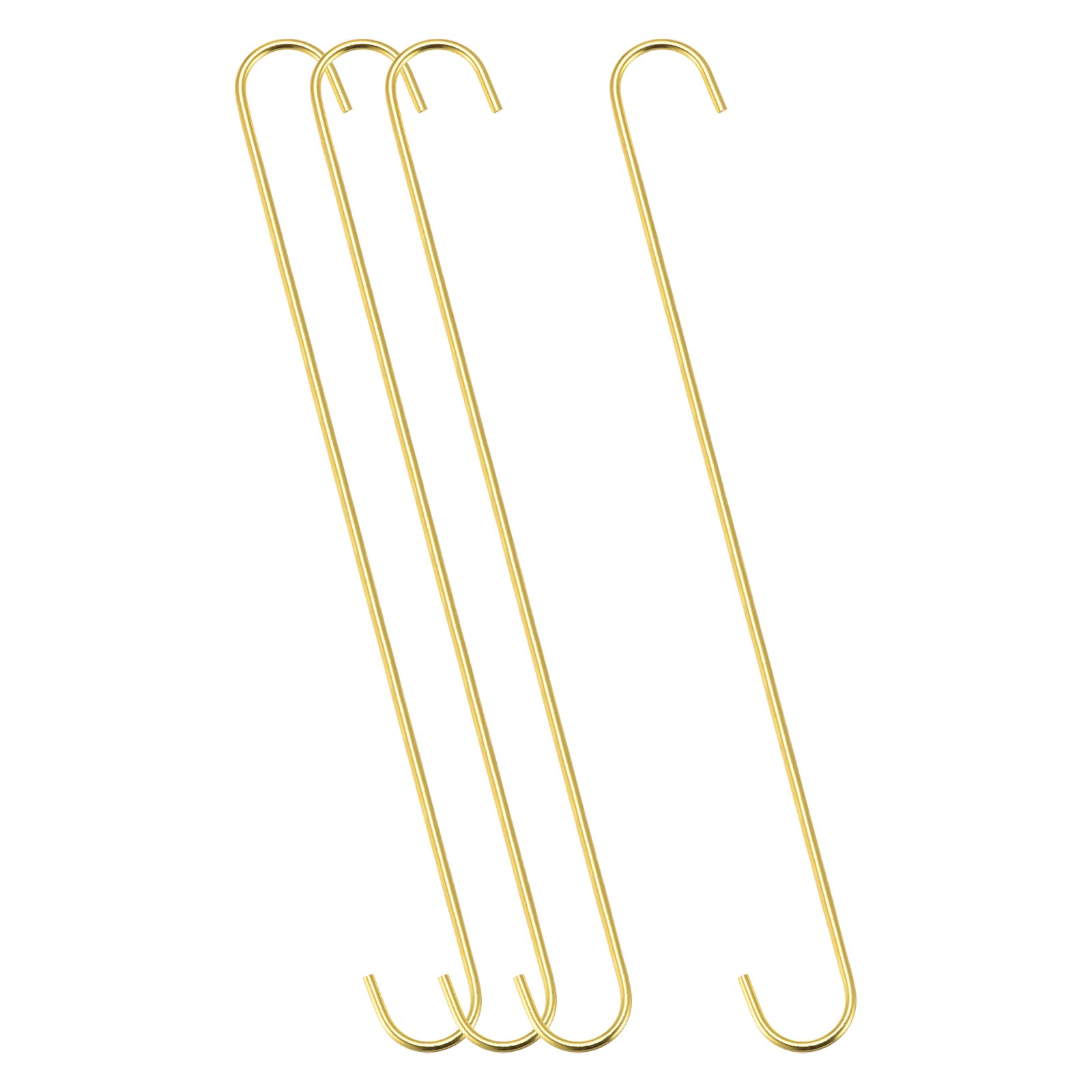 Crochets de suspension longs en S 400mm grand crochet acier pour penderie placard et atelier