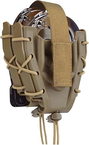 Miniatura 7 de Funda doble para esposas, funda para esposas, bolsa de puño superior abierta para cinturón de serviciochaleco táctico
