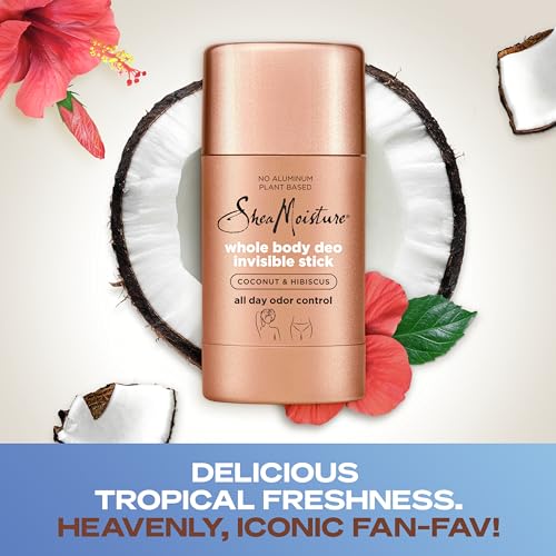 SheaMoisture Invisible Deo Stick Coconut & Hibiscus 3count Whole Body Plant Based, No Aluminum 2.6 oz by Shea Moisture - Image 2