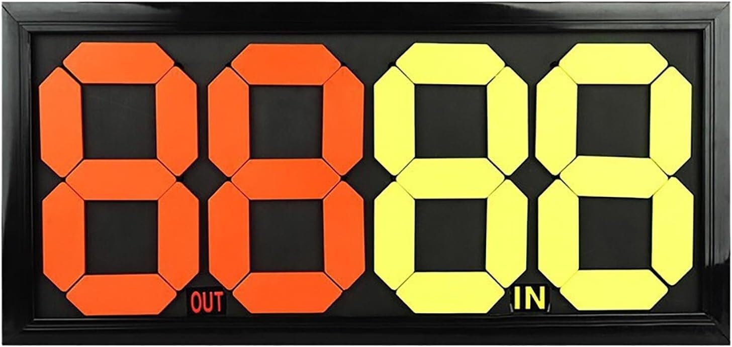 YNIYUJKL Football Referee Substitution Board, Scoreboards/Substitution Cards, Replacement Display Function,84 * 38 * 2cm