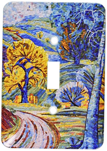 Interrupteur à bascule en verre 3dRose LSP 109246 1 pour décoration murale