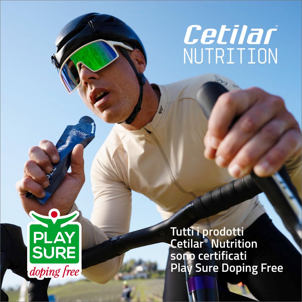 Race Carb Gel, Integratore di carboidrati (40g), rapporto tra maltodestrine e fruttosio di 1:0,8, Per Sport a media-alta intensità, 10 Gel da 60ml, Sapore agrumato, Cetilar Nutrition