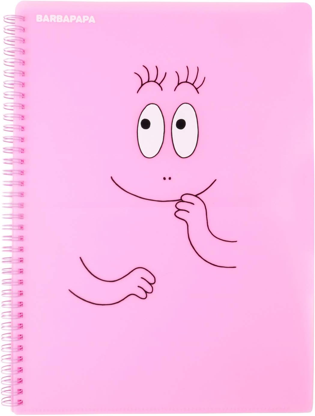Barbapapapa BBZ-130 Greeting Life Clear File Book, A5 Pattern