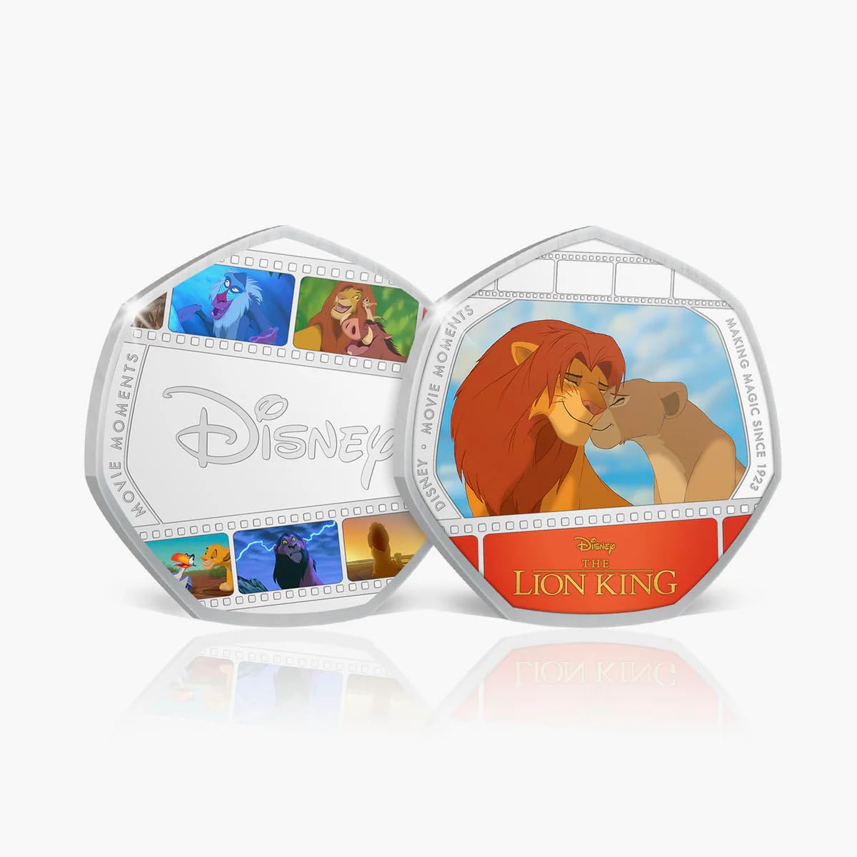 FANTASY CLUB Moments Le Roi Lion – Set de 6 Pièces de Collection Disney en Couleurs HD – Édition Limitée avec Scènes Iconiques