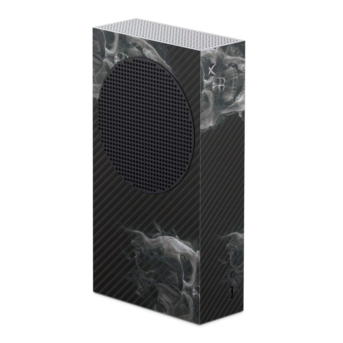 DeinDesign Autocollant Compatible avec Microsoft Xbox Series S Sticker Film Autocollant Tête de Mort Crâne Carbone