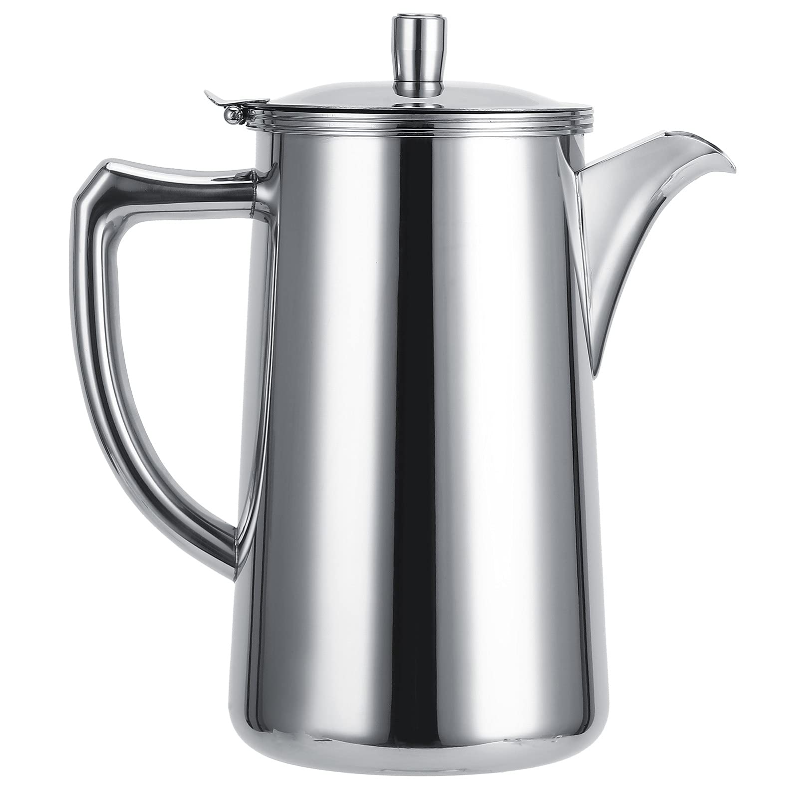 Generic Jarra de Agua, Jarra con de té de Tapa 2l Acero Inoxidable Hervidor de Agua Fría Botella de Multifuncional Tetera de café con para para el Restaurante café Jugo de
