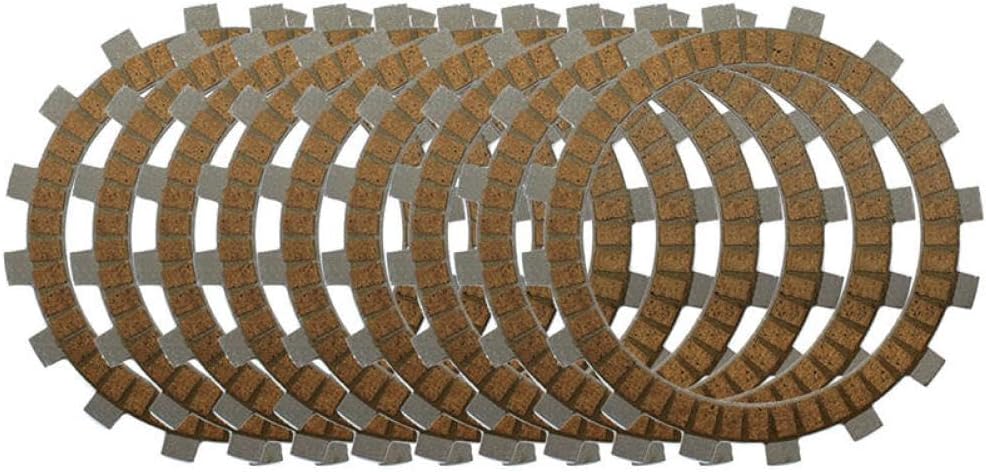 9pcs Motorcycle Clutch Friction Plates Paper-Based Disc Compatible with Automotive Motorcycle Parts YZF600 1995-2007 FZR600R FZR600 FZS600 YZF600R