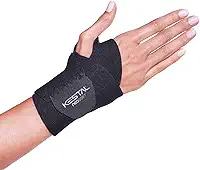 Kestal Munhequeira Ajustável Neosoft, protetor de punho, órtese Preto, Único ajustável