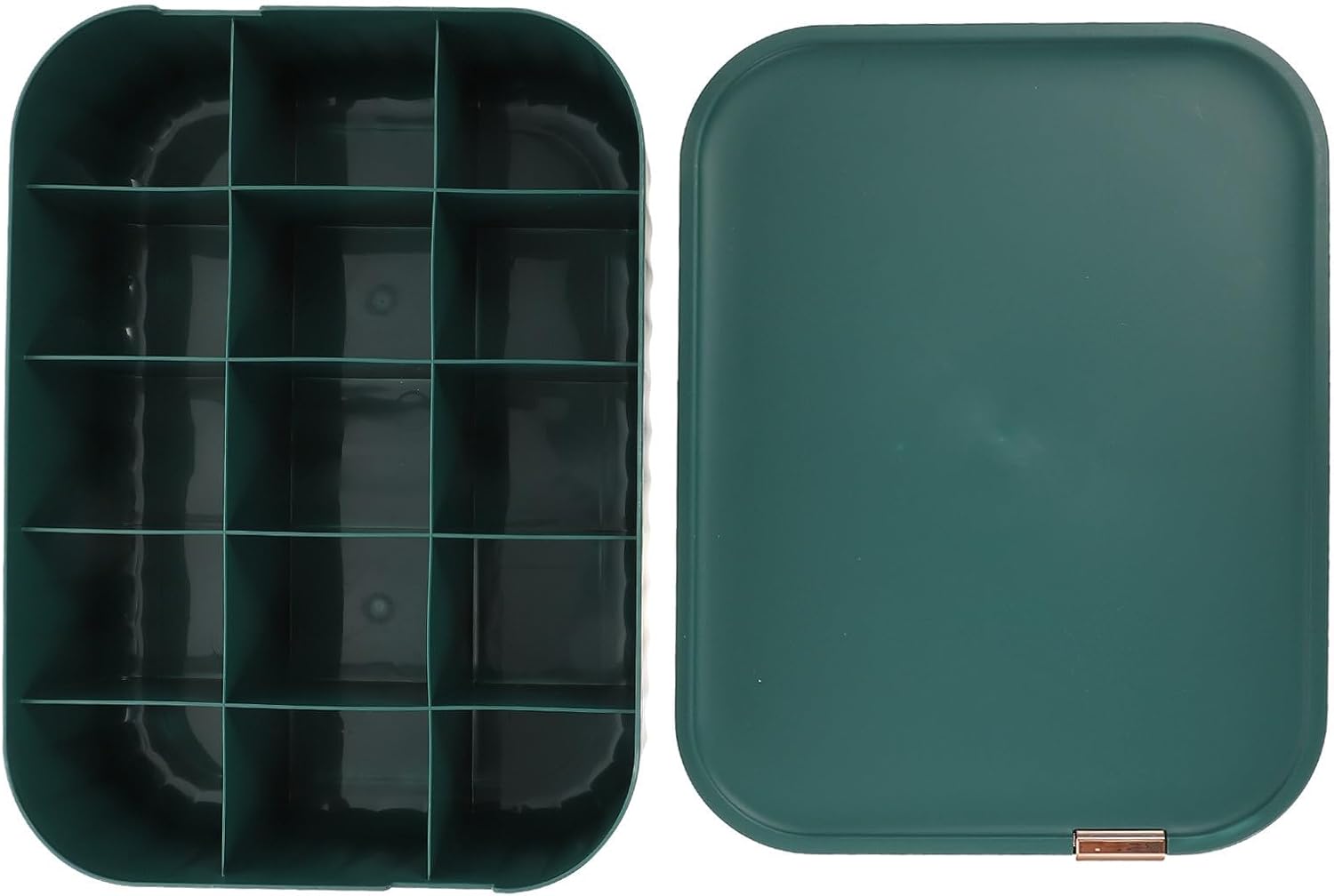 BESPORTBLE Underwear Storage Box for Briefs and Socks, Green Pp Material with Strong Bearing Capacity and Firm Non-deformable Design, Creative Practical Drawer Organizer for Bedroom Storage