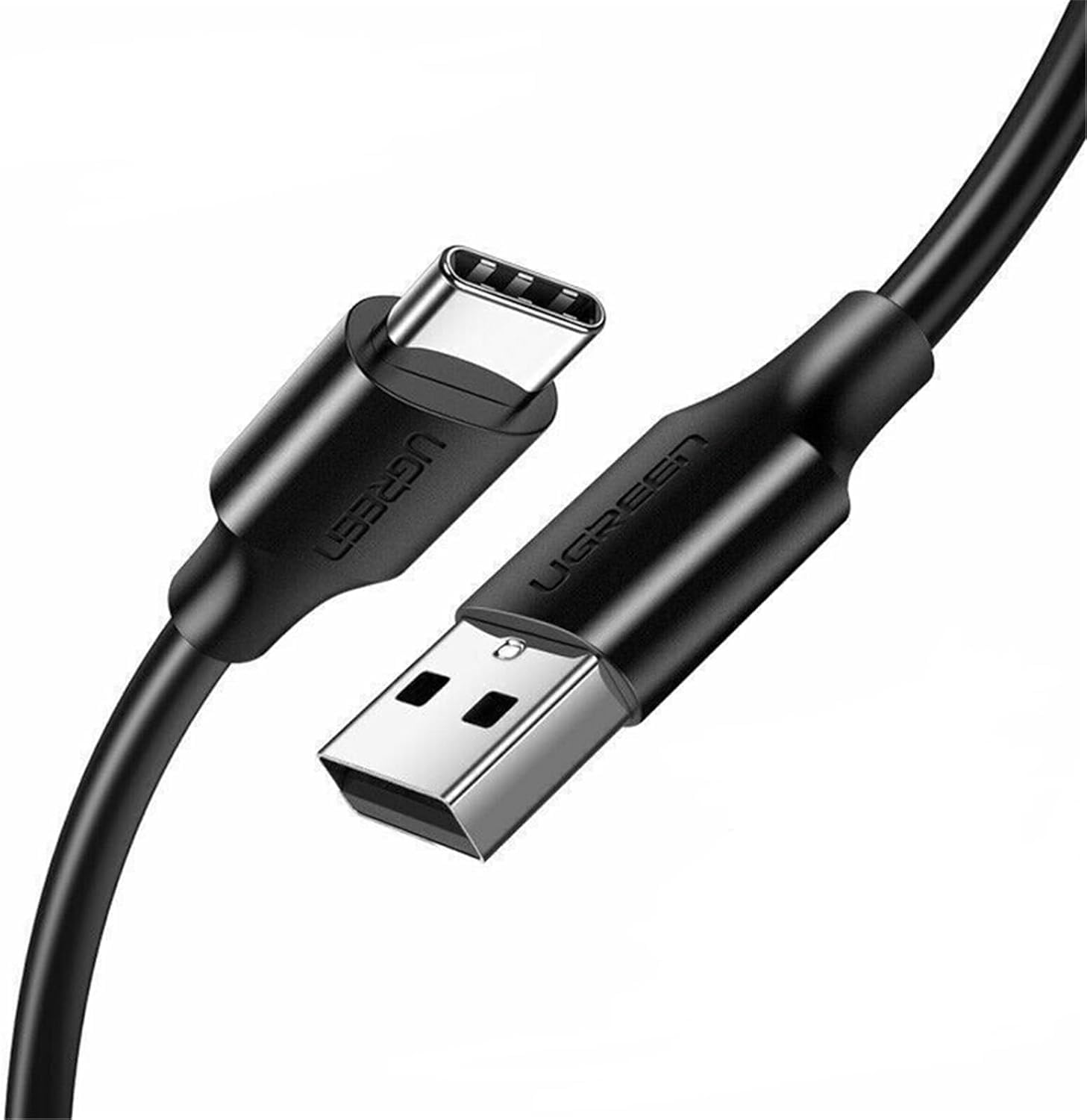 Ugreen USB-A & USB-C Şarj ve Data Kablosu, 2 Metre, Siyah