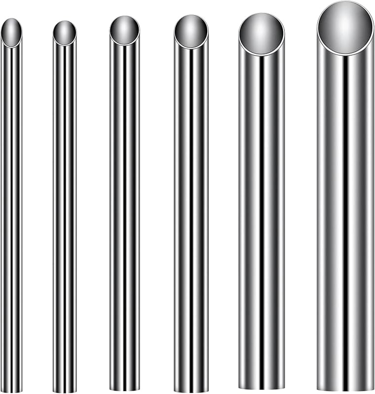 Tubo receptor para agulha de piercing CHUANCI em aço inoxidável 361L