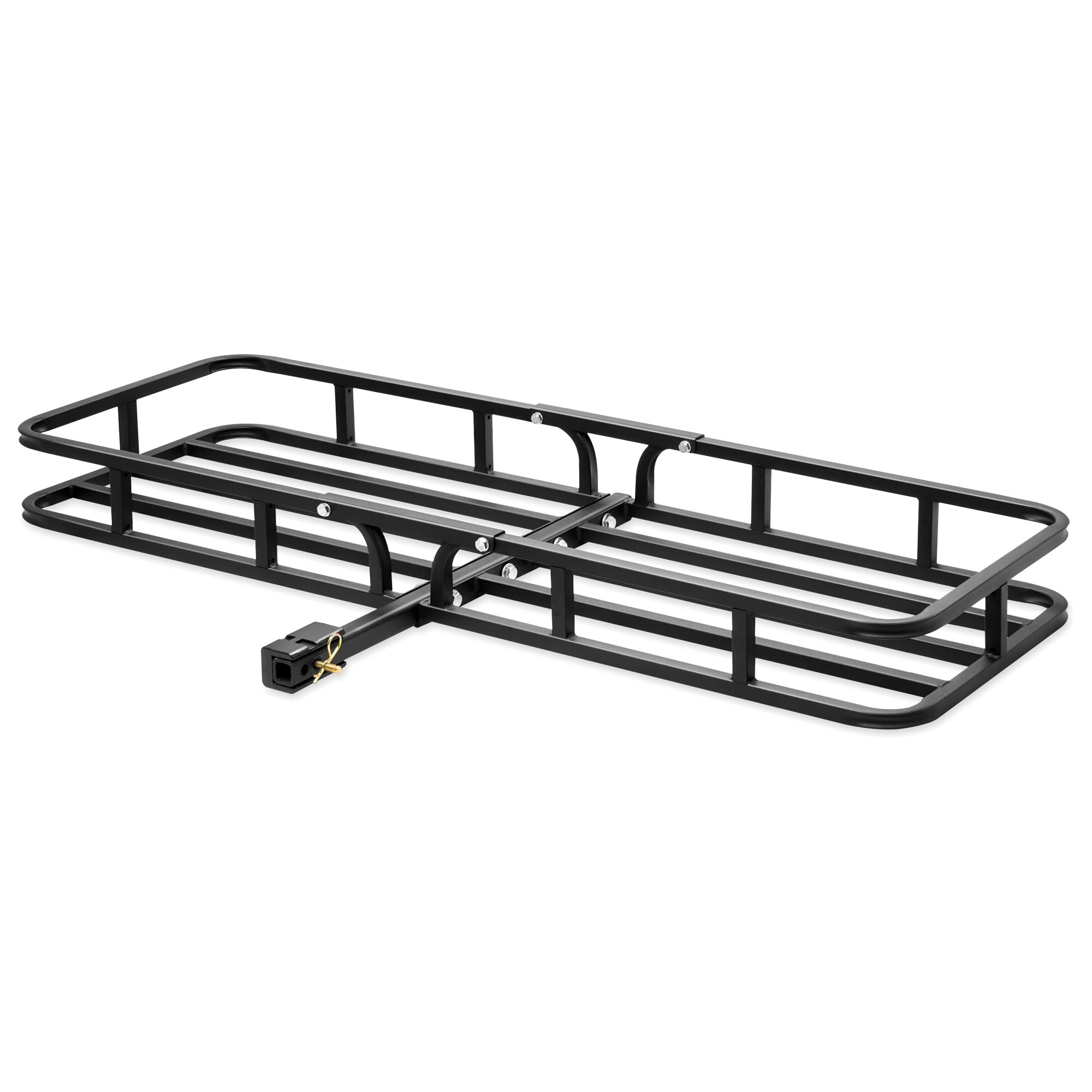 ARKSEN53 x 19 Inch Heavy Duty Cargo Rack Carrier 500 Lbs Capacity 2/1.25 Inch Receiver Hitch Luggage Basket for SUV Pickup Camping Traveling