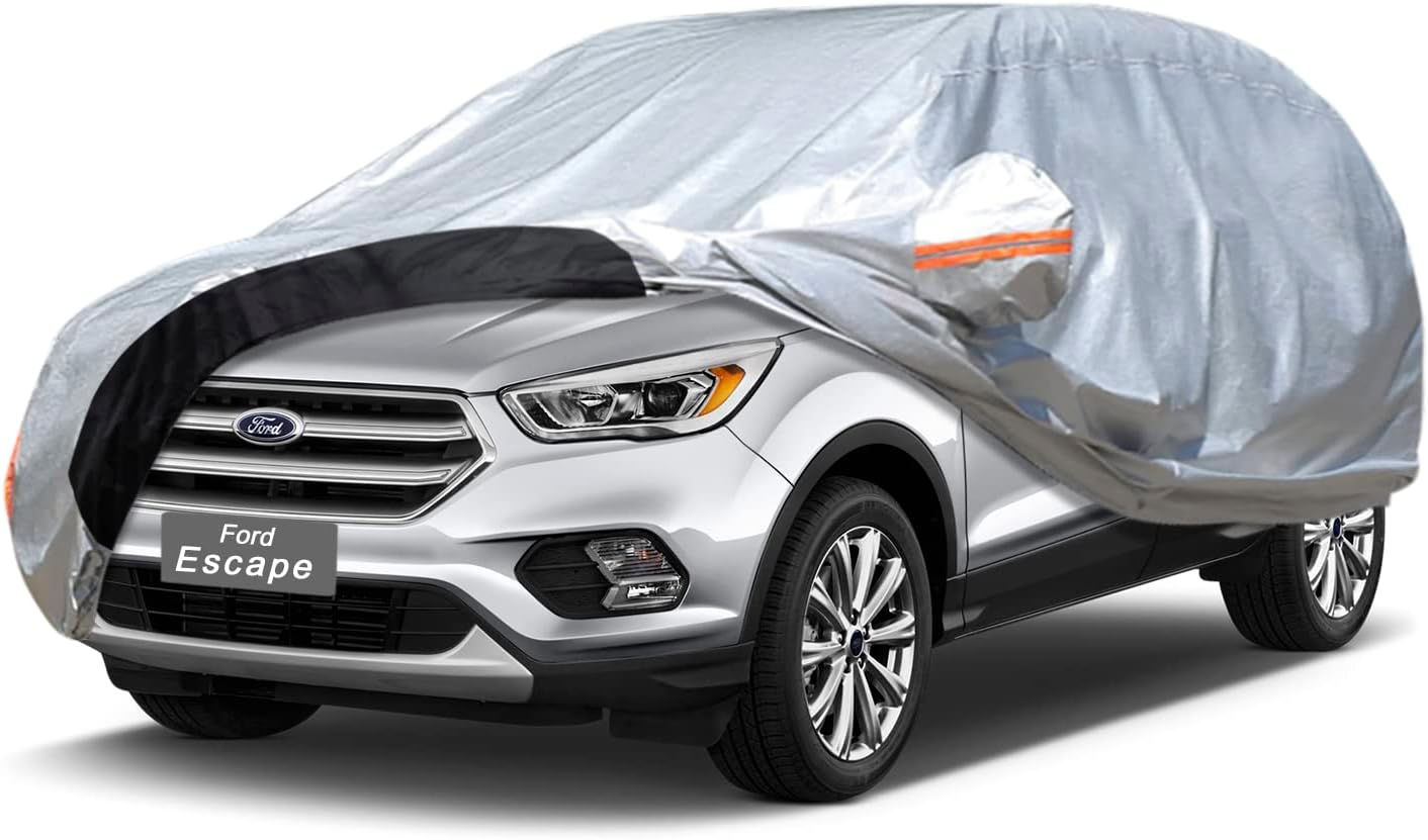 GUNHYI Custom Fit Waterproof Car Cover for Ford Escape 2008-2025 - All-Season Oxford Protection from Sun, Rain, Snow, Dust
