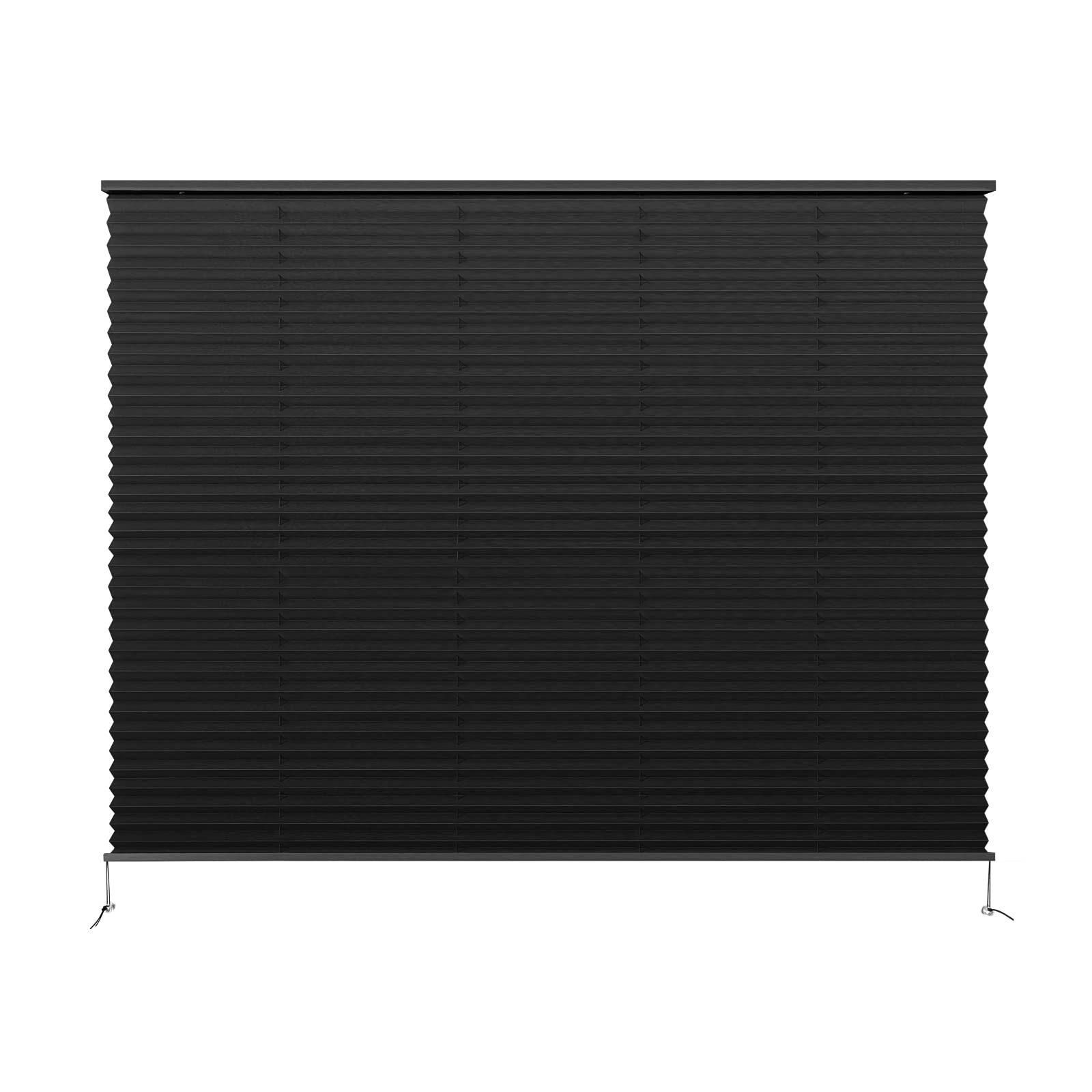 Dulepax RV Blinds,RV Pleated Shades,RV Blinds Pleated Shades, 50" W x 38" L Black RV Window Shades,Camper Blinds,RV Window Blinds for RV Camper Travel Trailers Motorhome's Window