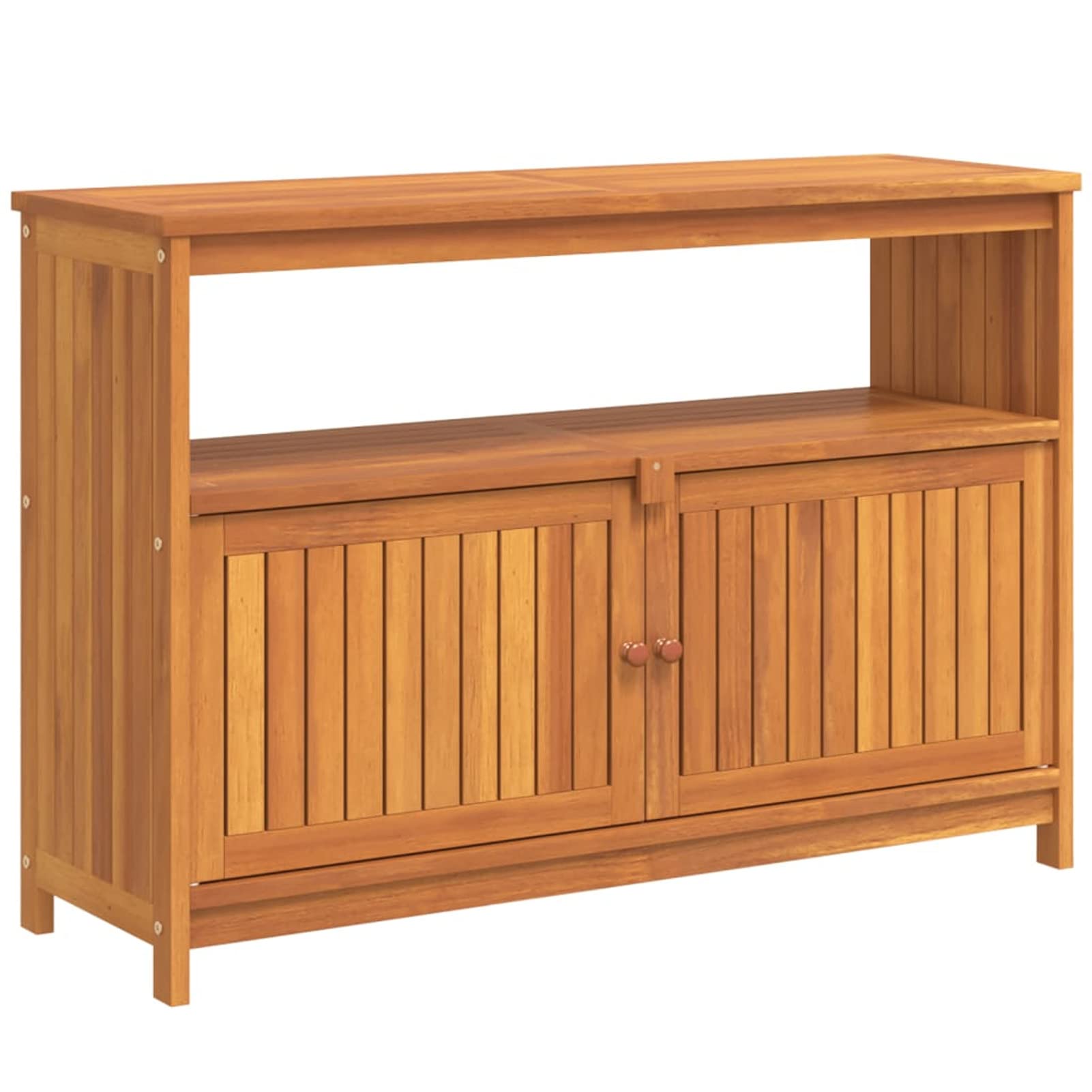 Rantry Tavolo Consolle da Giardino 110x35x75 cm Legno Massello Acacia - Mobile Esterno Terrazzo Pranzo Cucina