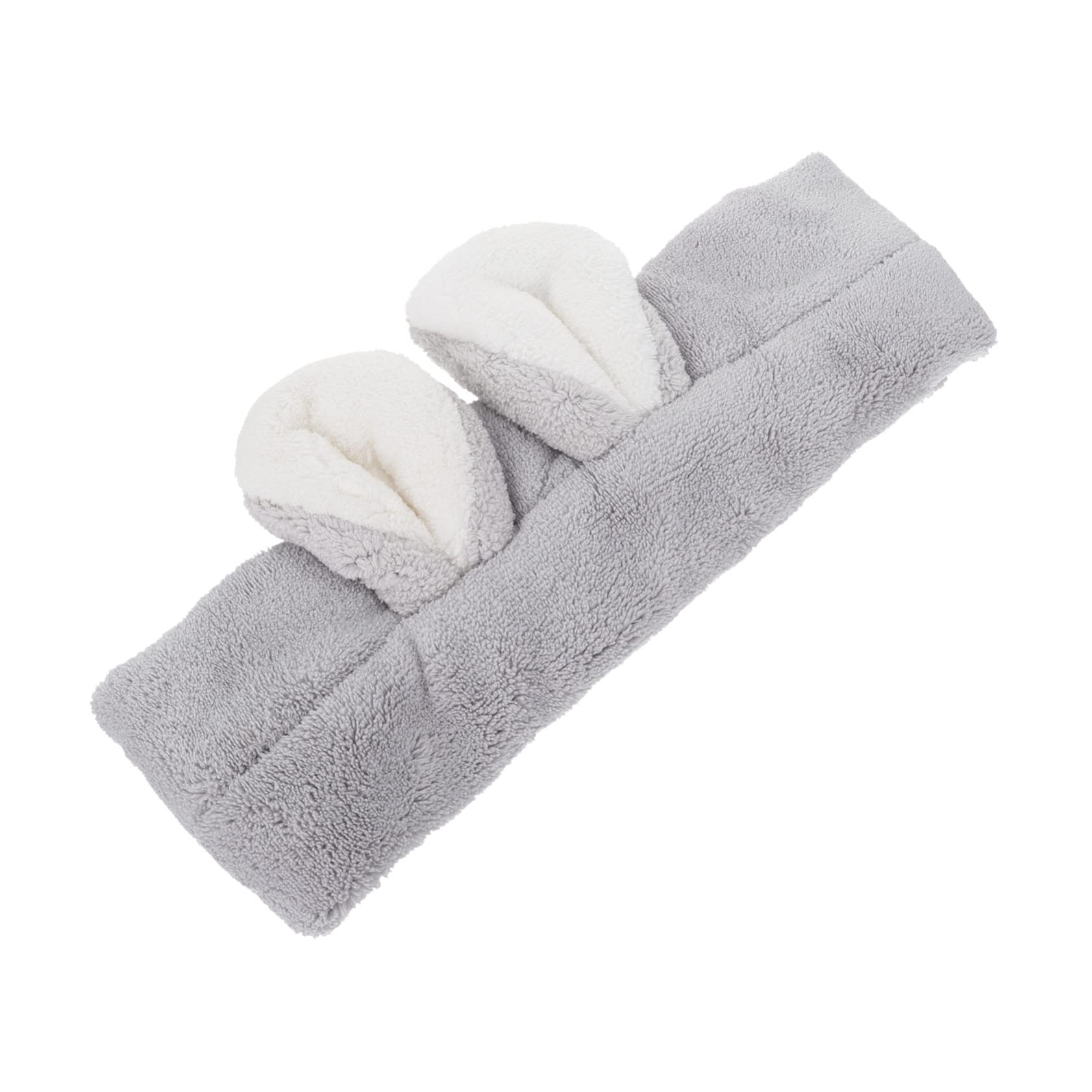Zimoer 4 cinturini da polso per SPA Coral Fleece per lavaggio viso in microfibra fascia elastica per capelli per doccia trucco