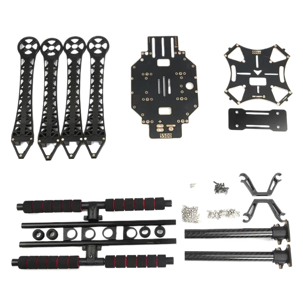 Kit telaio ARF S500 V2 con BLHeli S ESC 20A 2216 920KV Interasse motore 480mm Compatibile con Pixhawk6C Pix32 V6(S500 V2 Frame Kit)