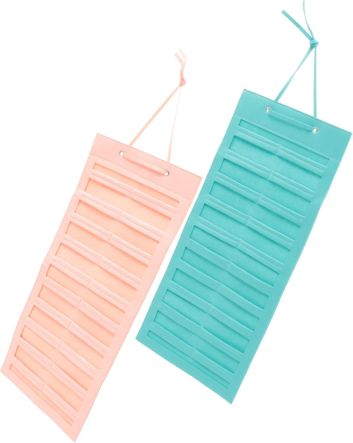 PRETYZOOM 2pcs Hair Bow Organizer Felt Hanging Rack for Bows
