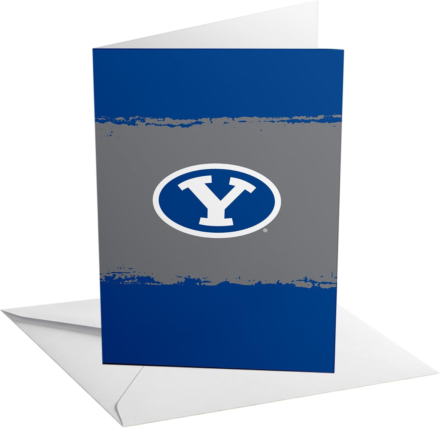 Desert Cactus Brigham Young University 5x7 Inch Greeting Card Cougars BYU Cougs Single Folded Cardstock with Envelope Party Celebration Officially Licensed (5x7 Card B - Birthday)