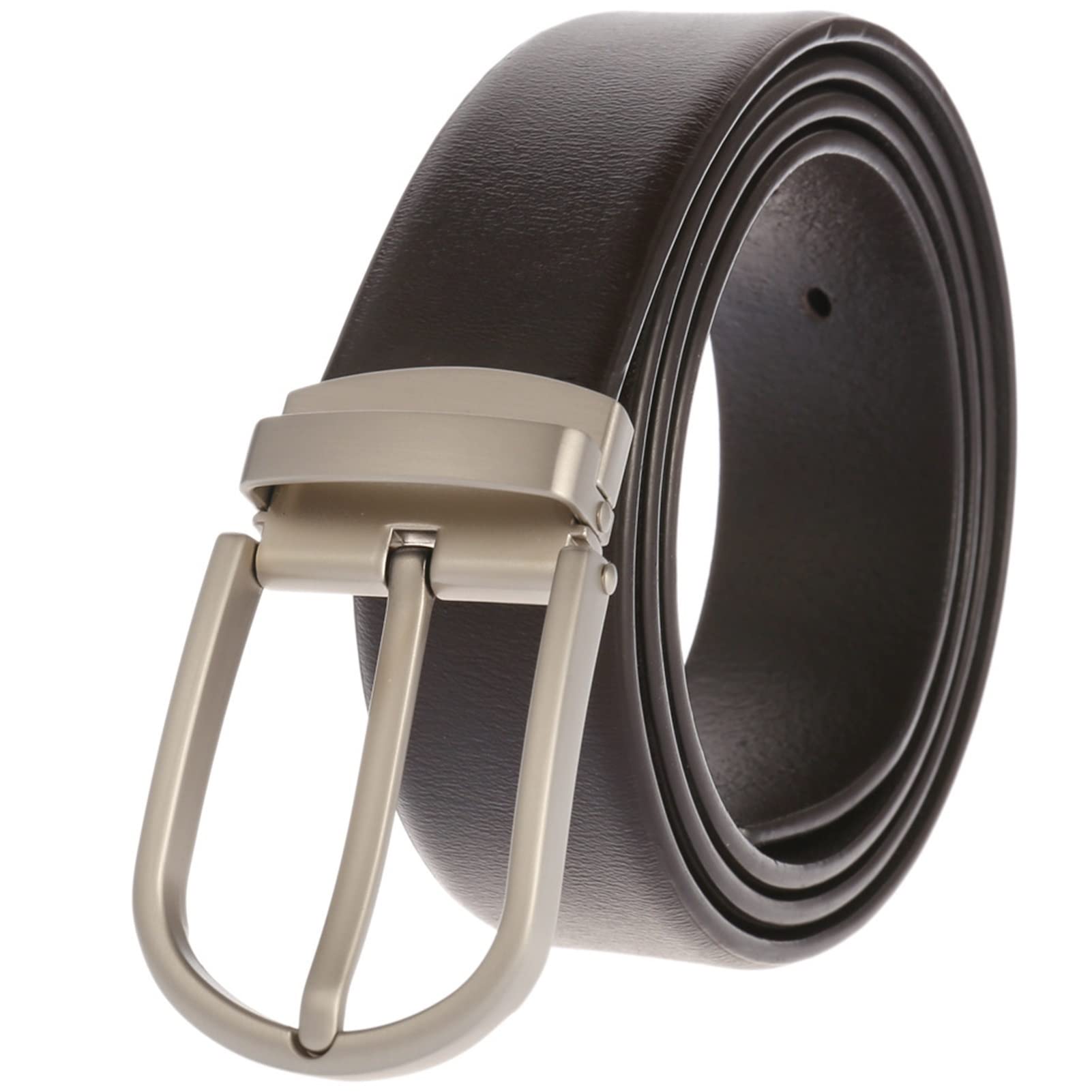 Cinturón ajustable de cuero genuino, Cinturón de cuero for hombre Hebilla antirrayas con hebilla antirrayas Pretina con hebilla de aleación ajustable ancha for jeans Correa Cinturón clásico(Gray,Lengt