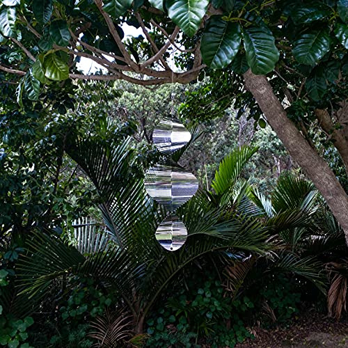 Beauty And The Wind Wind Spinner Metal Garden Spinners Outdoor Garden Art For Backyard Outdoor Hanging Decor And Spinners For Yard And Garden Ornaments 3D Shape thumb #1