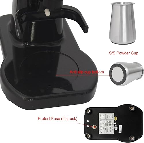 Miniatura 8 de Molinillo de rebabas eléctrico Molinillo de café Máquina de café con filtro 150W Máquina de café expreso