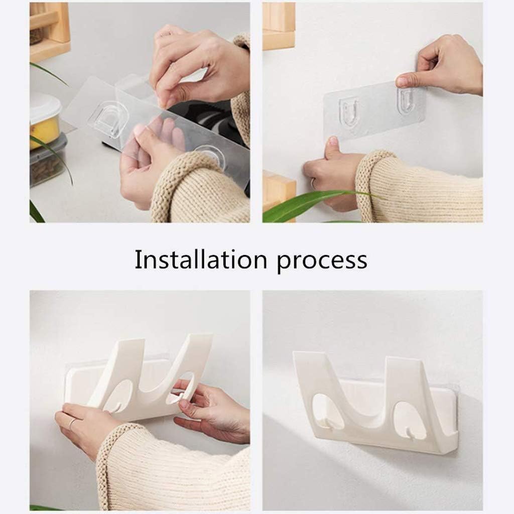Free-Perforation Pot Holder Wall-Mounted,Pot Lid Holder,Wall Mounted Pan Cover Racks,Strong Removable Drain ge Rack