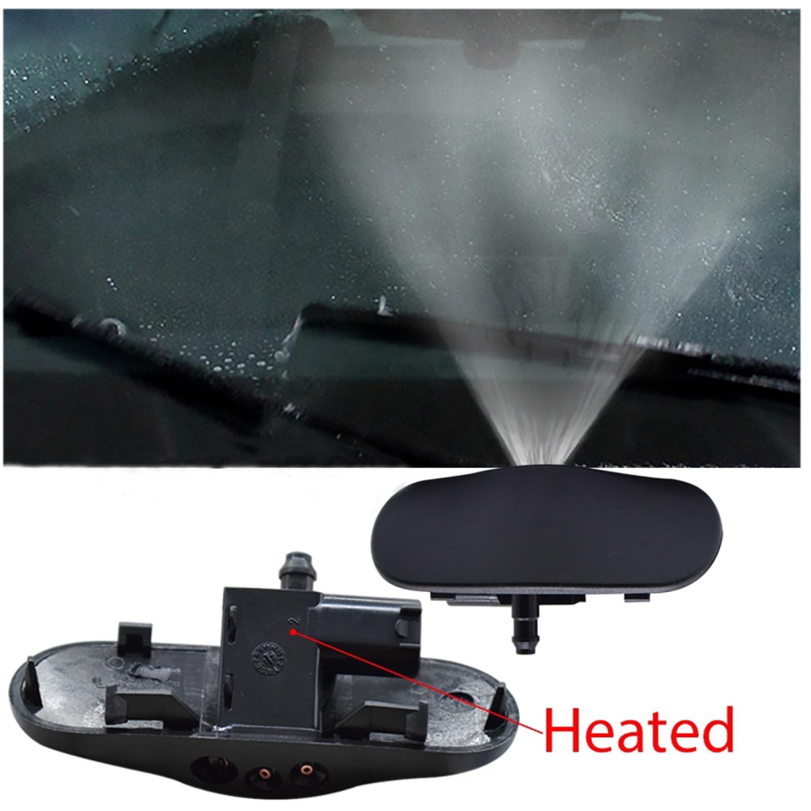 Buses De Lave-Glace Pour Audi A3 8V (2013-2020) - Lot De 2, Remplacement Direct Référence 8V3955985 | Plastique Noir - 6