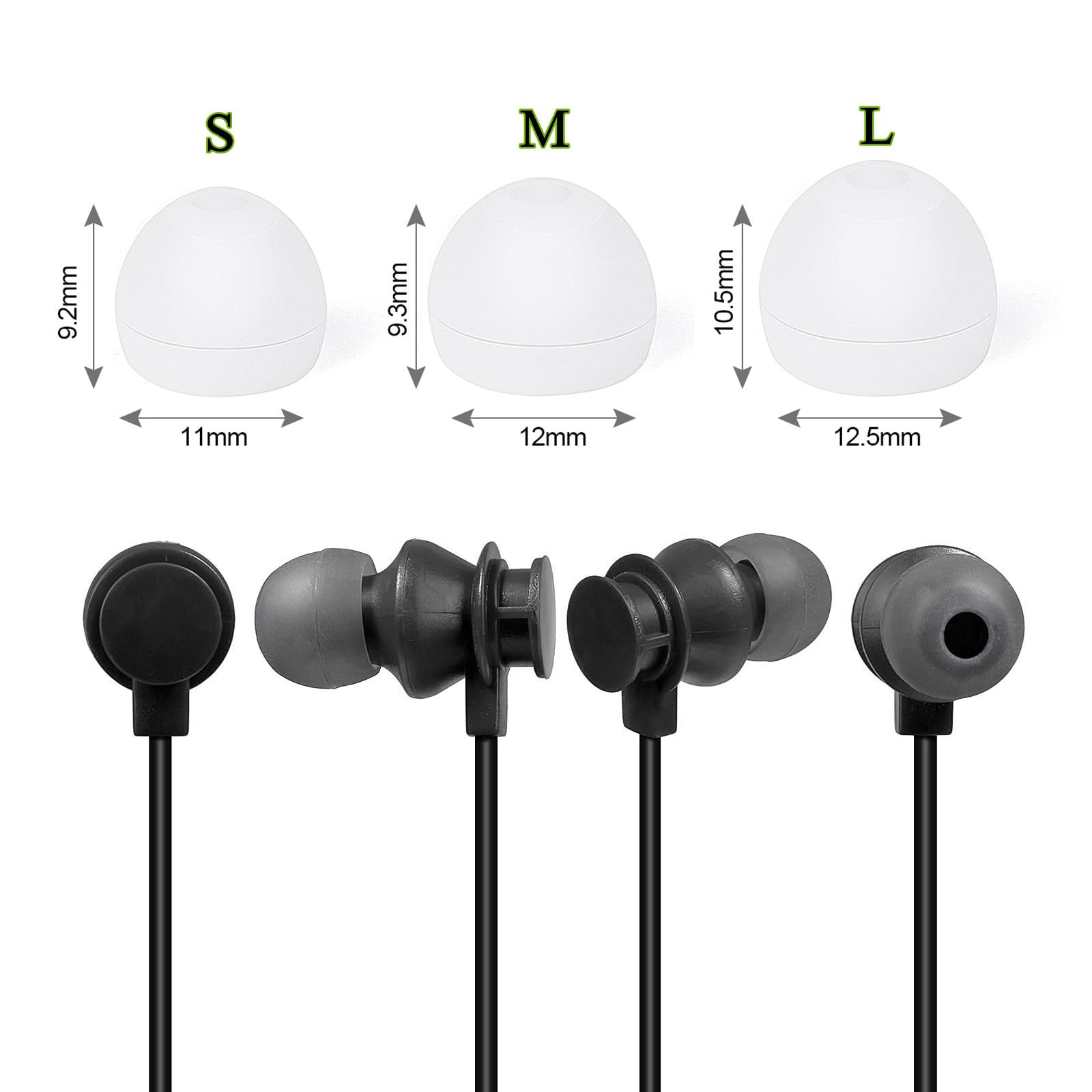 2-Pin Funkgeräte Headset mit Mikrofon PTT | Kompatibel mit Midland G7 pro G8 G9 pro M24 M24 Plus M48 M99 G6 XT G7 XTR | Security Softair