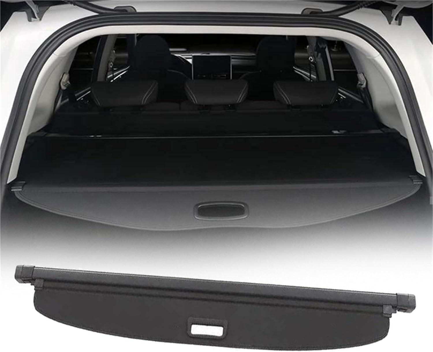 HVXAJY Rear Boot Trunk Parcel Load Shelf for Toyota Prius 2010-2015 Car Trunk Parcel Shelf Tail Box Partition Organizer Shelf Accessories