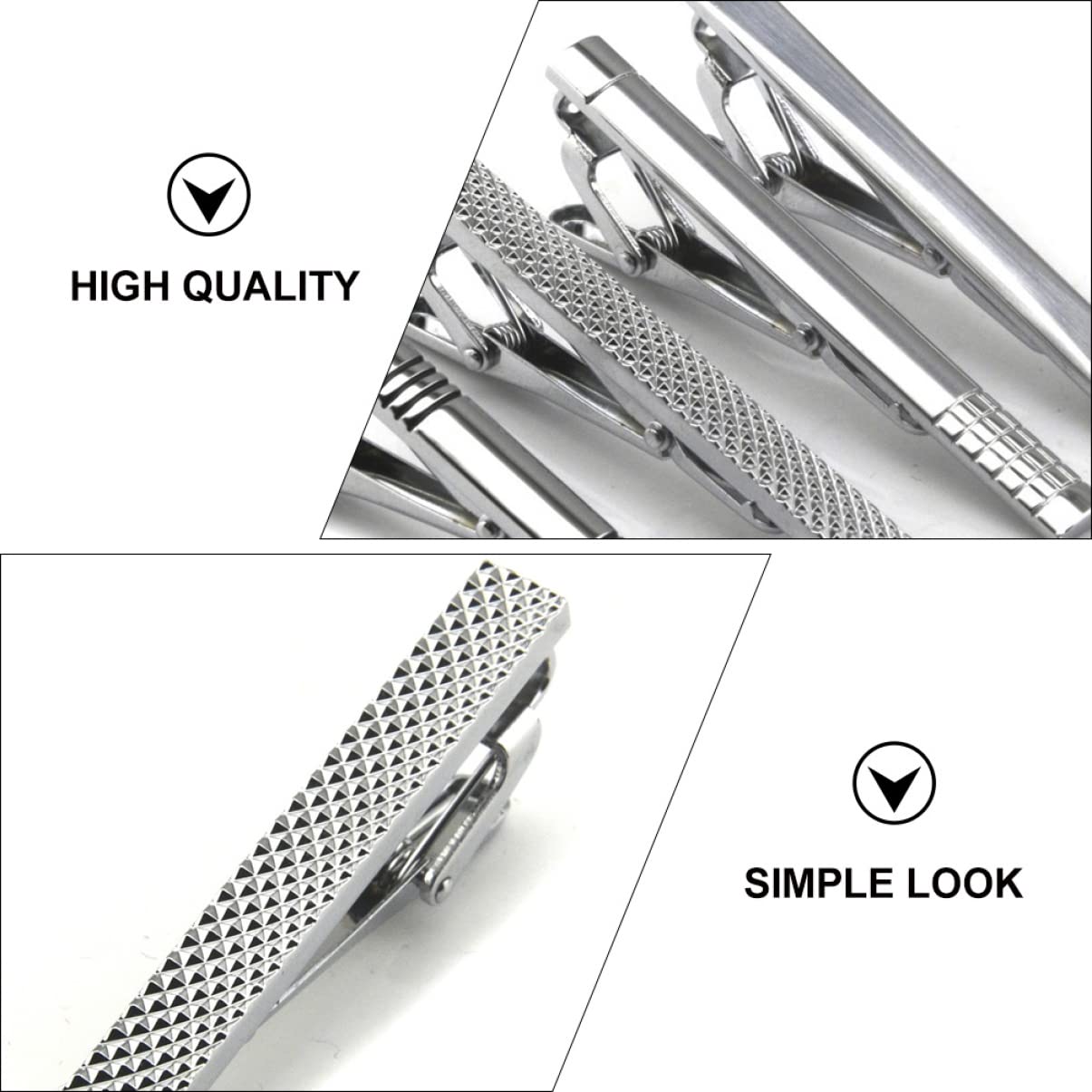 FOMIYES Clip De Corbata Corbata De Negocios Clip De Cuello De Vestir Clip Para Corbata De Traje De Padrino Decoración Clip De Corbata De Moda Abrazadera De Corbata Cierre De