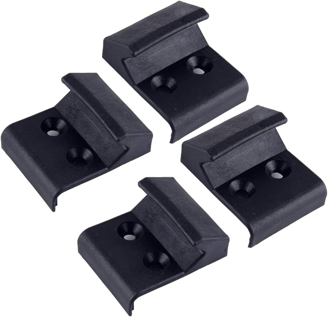 Eastar 4pcs Motorcycle Black Inner Jaw Clamps Tire Changer Machine Protector fit for RC-100 and Others