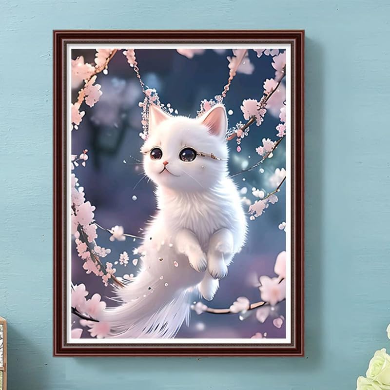 ☆ 5 Dダイヤモンド 絵画セット モザイクアートかわいい 30X40 子猫 Amazon.co.jp: 5 Dダイヤモンド絵画セットモザイクアートかわいいDIY