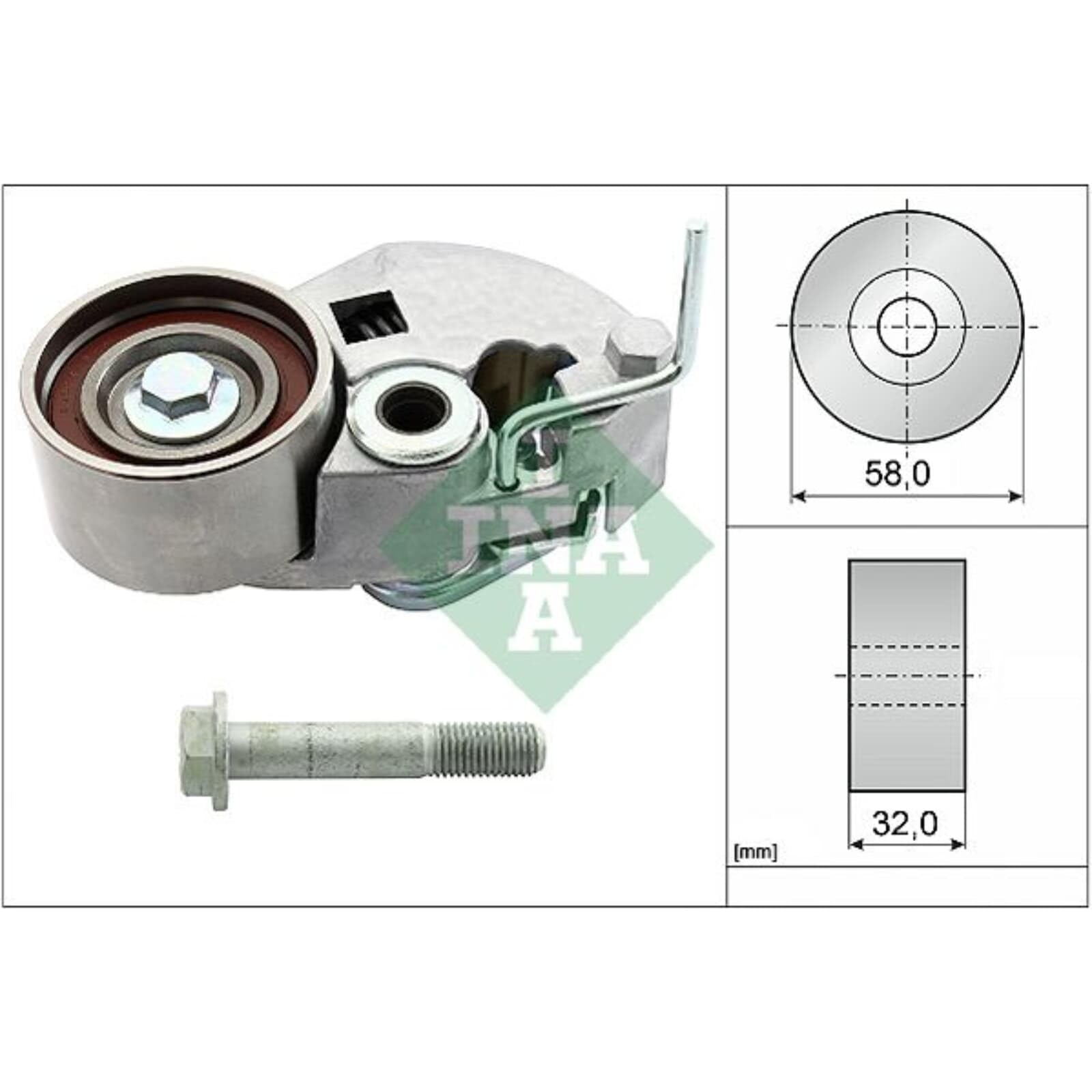 INA Kit de correa de distribución 530 0542 10 32mm Compatible con KIA CEE'D SW ED, HYUNDAI i30 FD