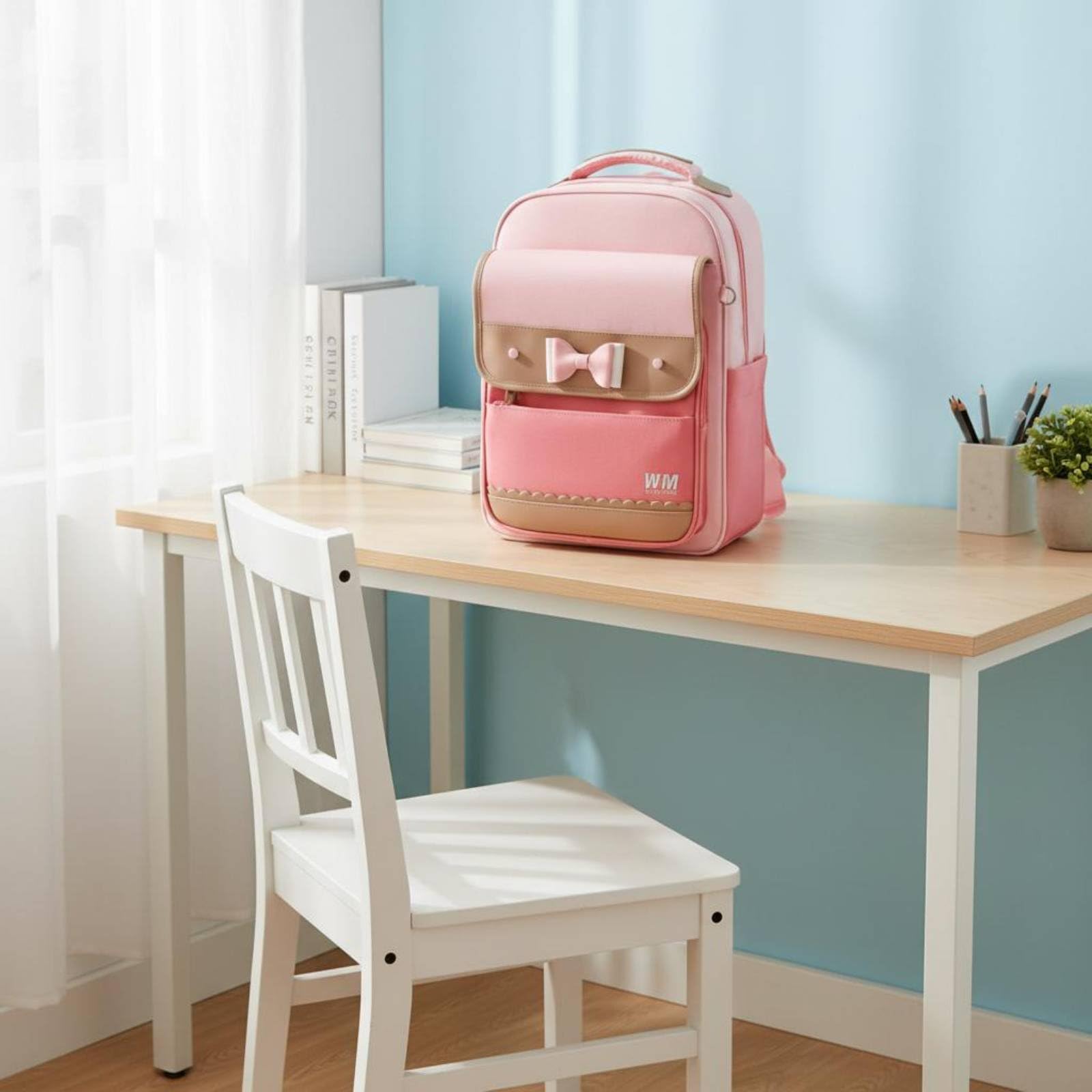 Mochila Ergonómica Infantil muy Ligera Mochila Ligera Escolar Impermeable Artículo de Carga para Niños, Niñas, Clases, Array, Rosa Pequeño, Pequeño 1-4 Grado
