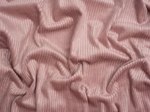 Minerva Core Range Lavender 6 Wale Stretch Woven Jumbo Cord Fabric for Dressmaking - 145cm Wide - per metre