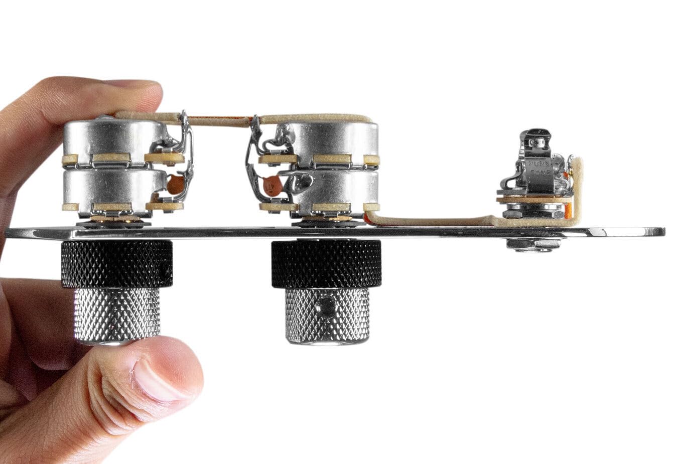 MINHTOANBV 920D JB-CON-CH/BK Wg Harness Concentric Control Plate for J-Style Bass